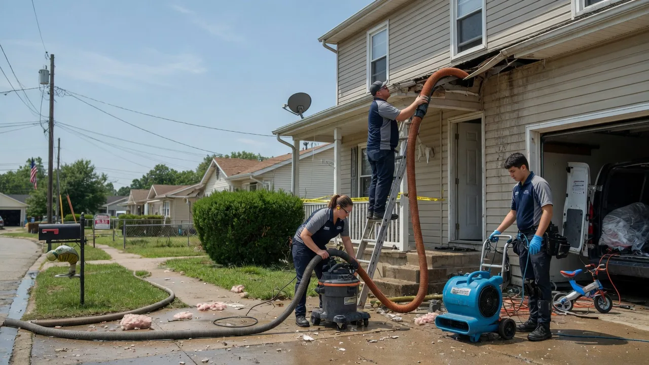 Water Damage Restoration in Roberts, IL near me